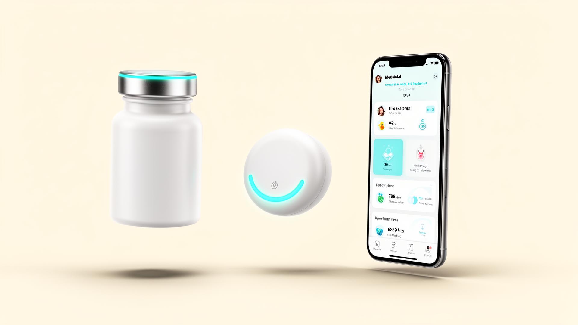 LuLuma ecosystem: smart medicine cap, expiry tracker, and caregiver app